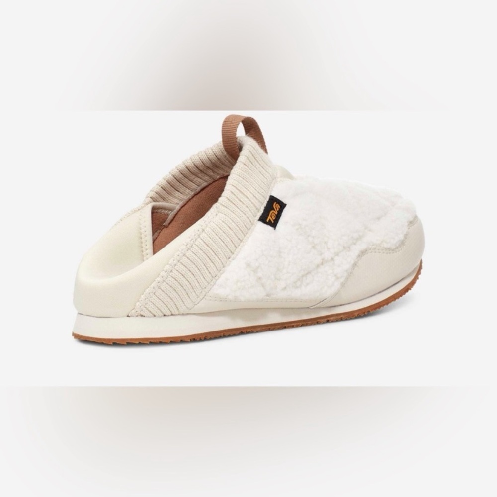 Teva ReEmber Cream Fleece Sherpa Women's Sneakers Slippers 9.5 - Picture 2 of 8